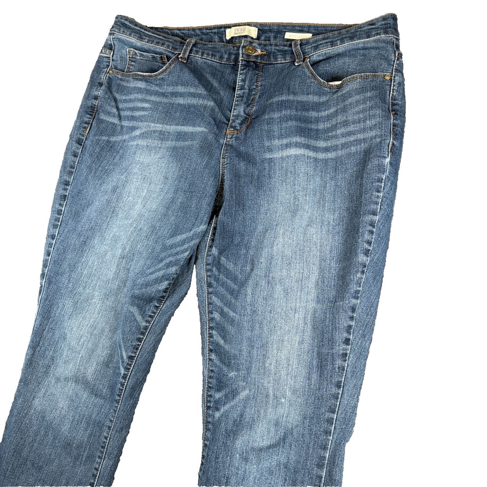 Vintage America Blues Boho Skinny Jeans Womens 18WR 38x28 Regular Blue Denim